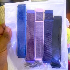 Sport- 20mm smart watch replacement bands 5 pack